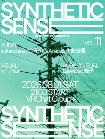 SyntheticSense vol.11 flyer