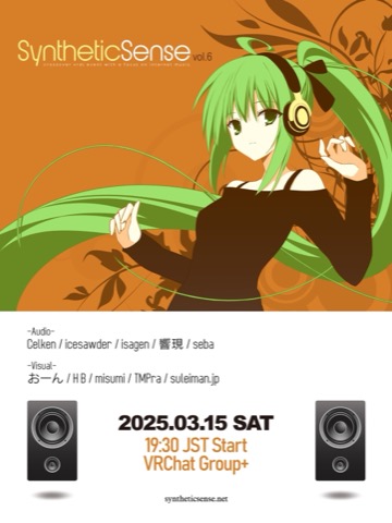 SyntheticSense vol.6 flyer