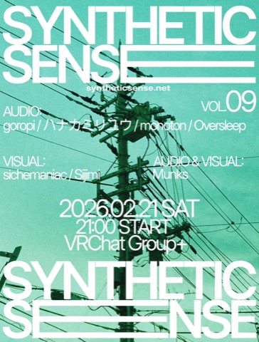 SyntheticSense vol.9 flyer